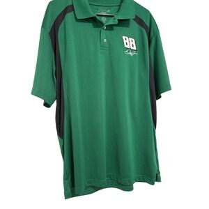 Nascar‎ Polo Shirt Men's Green Dale Earnhardt Jr 88 LARGE~ EXCELLENT CONDITION!
